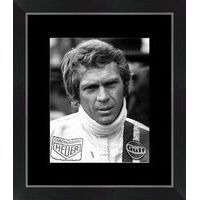 Affiche encadrée Steve Mc Queen - Le Mans - 24x30 cm (Cadre Tucson)